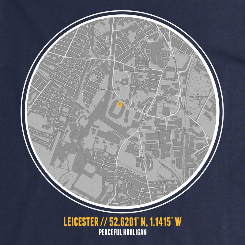Leicester Sweatshirt Navy - Peaceful Hooligan 