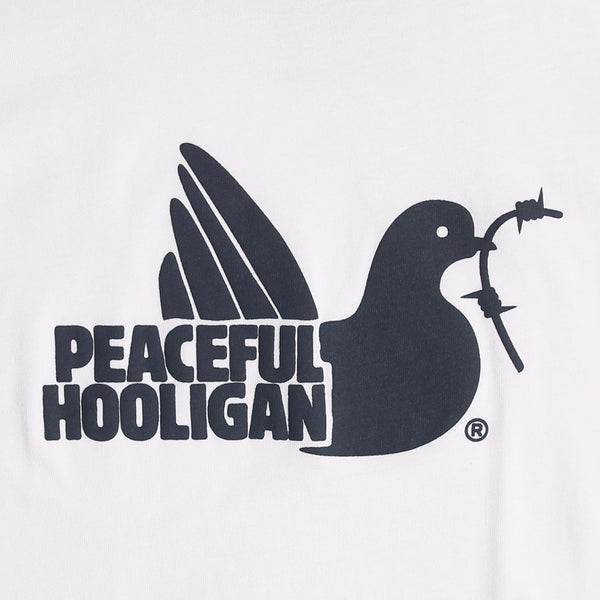 3D Dove T-Shirt White - Peaceful Hooligan 