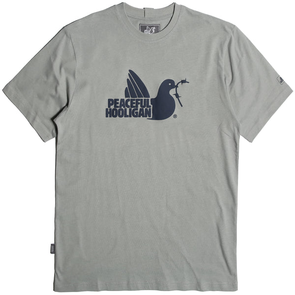 3D Dove T-Shirt Ultimate Grey - Peaceful Hooligan 