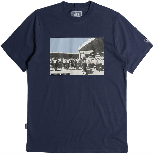 Crowd T-Shirt Navy - Peaceful Hooligan 