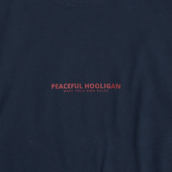 MYOR T-Shirt Navy - Peaceful Hooligan 