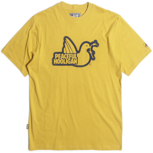 Outline T-Shirt Gold - Peaceful Hooligan 