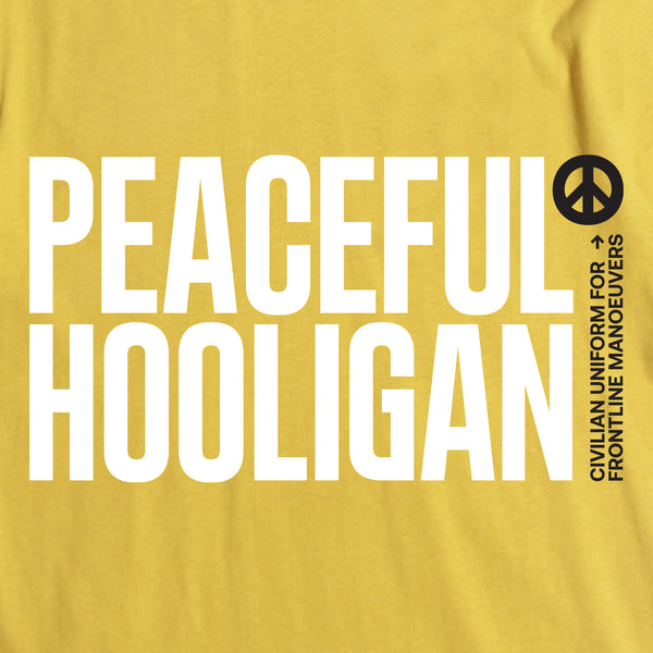 Statement T-Shirt Gold - Peaceful Hooligan 
