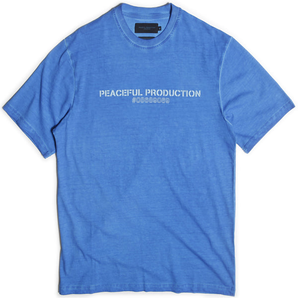 Stencil T-Shirt Blue - Peaceful Hooligan 