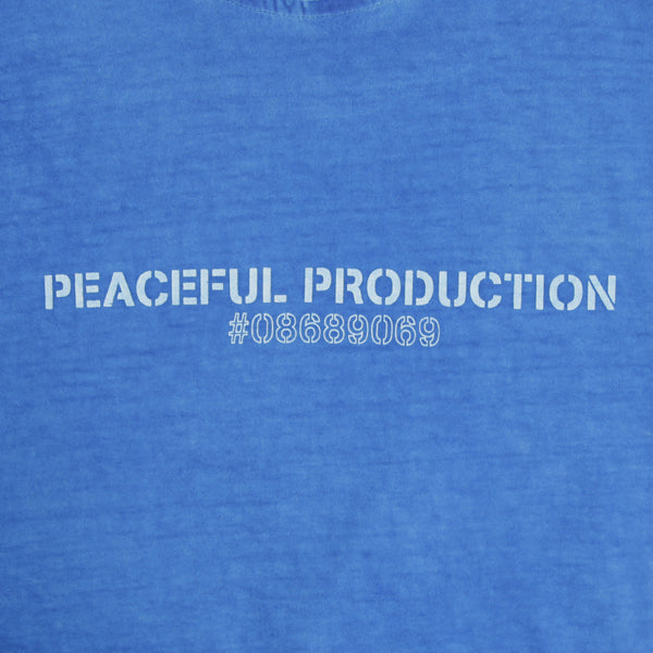 Stencil T-Shirt Blue