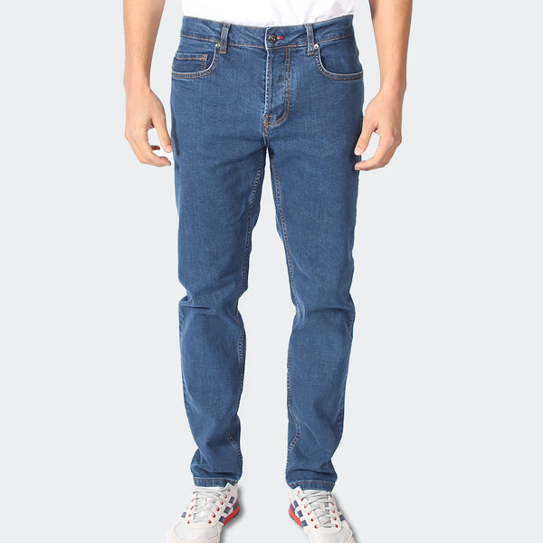 Regular Fit Jeans Mid Wash - Peaceful Hooligan 