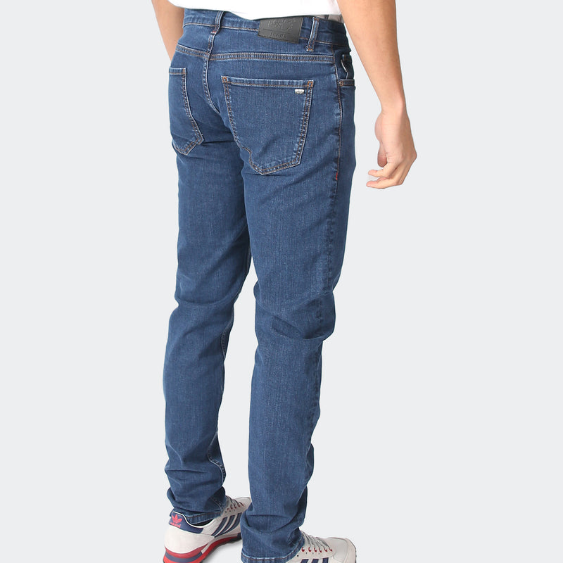 Slim Fit Jeans Mid Wash - Peaceful Hooligan 