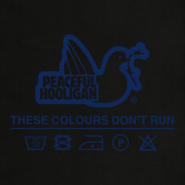 Colours T-Shirt Black - Peaceful Hooligan 