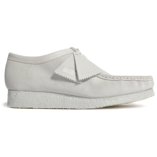 Wallabee White Chalky Suede