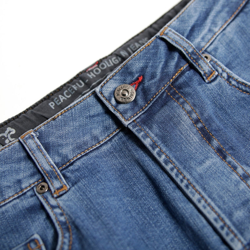 Regular Fit Jeans Vintage Wash - Peaceful Hooligan 